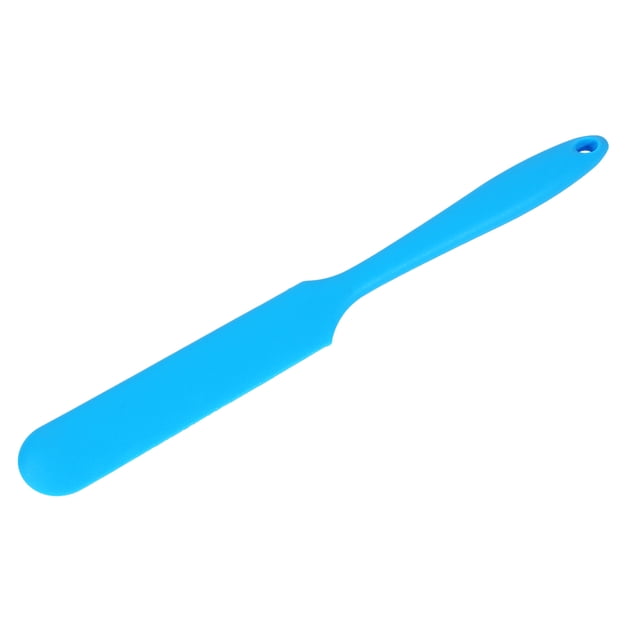Nikou Cream Scraper - Cake Cream Butter Spatula Mixing Batter Scraper Brush Silicone Baking Cook Tool for Kitchen Home Hotel (Color : Blue)