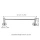 thumbnail image 2 of unbranded Portatoallas De Pared En Acero Inoxidable Con Extensible Para Varias Toallas En, 2 of 8