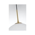 thumbnail image 6 of Living District Baxter 12 Inch Pendant Frosted White Shade in Satin Gold, 6 of 10