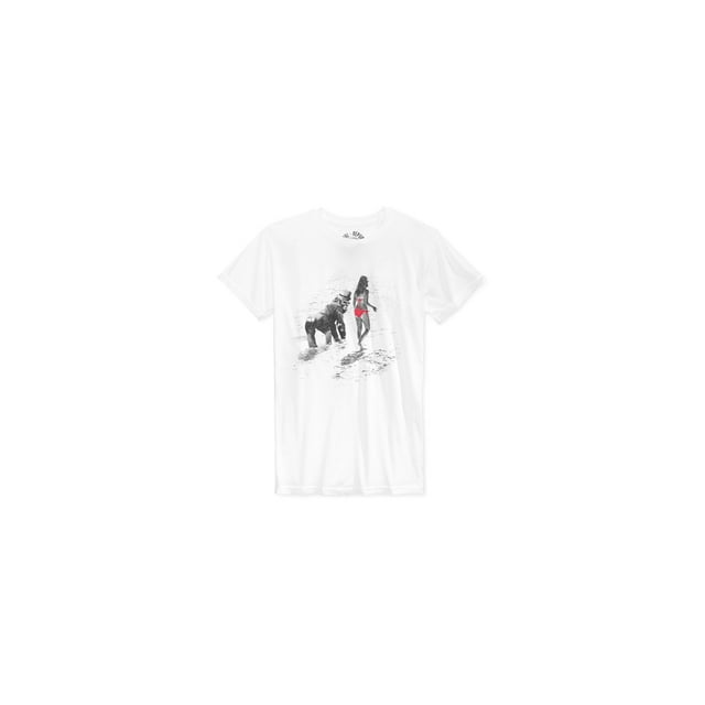 Playera gráfica Social Republic On The Beach Hombre Blanco XXL