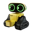 thumbnail image 2 of Robot Juguete Música Inteligente Caminar Recargable Baile RC Robot Control Remoto Amarillo, 2 of 9
