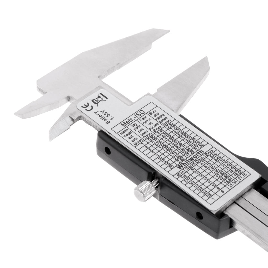 CEORPER Stainless Steel Electronic 6 inch Caliper Measurement Tool Vernier Caliper LCD