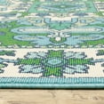 thumbnail image 6 of Oriental Weavers Meridian 2808G - Machine Woven Area Rug - 8'6" x 13' - in Blue/ Green - Traditional Style Patio, Deck, Porch, Mud Room Rug, 6 of 9