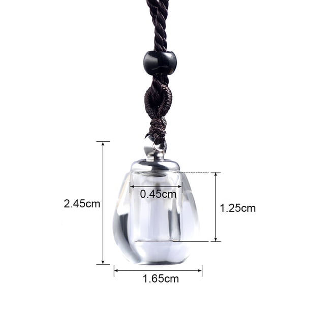 ERTY Collares De Urna Para Cenizas, Recipiente De Vidrio De Acero Inoxidable Que Se Puede Abrir, Vial, Recuerdo De Urna Para Cenizas De Mascotas, Joyería De Cremación, Recuerdo Conmemorativo, Acero