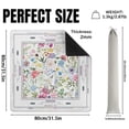 thumbnail image 5 of tamizeot Rubber Mahjong Mat With Rules Reinforced Lock Seam Edge Prevent Wear Or Curling Beautiful Print Mahjong Mat For Table 9 80*80cm, 5 of 5