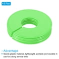 thumbnail image 3 of Uxcell Clothes Dividers, Closet Clothing Rack Size Dividers Blank Round Separator, Green 6 Pack, 3 of 5