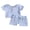 Blue, variant on Bagilaanoe 2pcs Toddler Baby Boy Short Pants Set Short Sleeve T Shirt Tops + Shorts 6M 12M 18M 24M 3T Kids Casual Summer Outfits