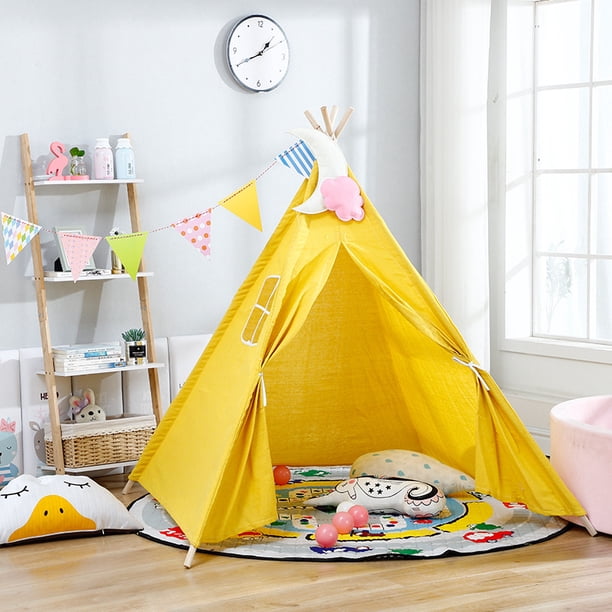 Tents For Kids Outdoor Indoor Strip Teepee Tent For Girls Christmas Gift Kids Playhouse Sleeping Dome Play Tent For Boys Princess Castle Play House For Children Walmart Com Walmart Com