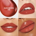 thumbnail image 2 of Brillo de labios Mekuel Hidratante de labios teñido marrón nude vegano, 2 of 6