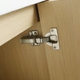 thumbnail image 6 of Noble House 48" Freestanding Bathroom Vanity, Compact 3 Soft-Close Doors, Adjustable Shelves, Excluded Sink, Oak, 6 of 12