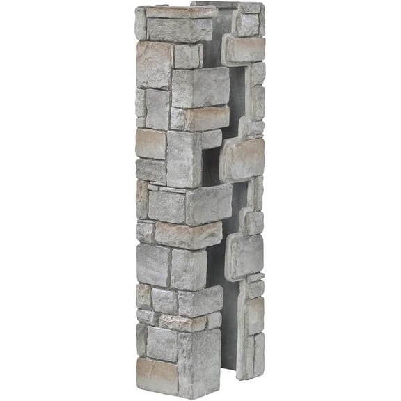 Deckorators 42" Cobblestone Postcover 2 Piece - Gray