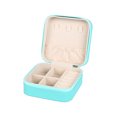 thumbnail image 1 of Travel Jewelry Box Mini Storage Display (Blue), 1 of 5