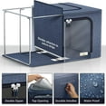 thumbnail image 5 of Sorbus Two Section Storage Chest and Boxes, Blue, 5 of 9