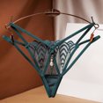 thumbnail image 2 of Bigersell Plus Size Underwear for Women 4X-5X Clearance Maternity Underwear Thong Panty Style P-1072 Nylon Brief Panties Thongs Ladies High Waist Briefs Mid Waist Women's Briefs Green One Size, 2 of 3