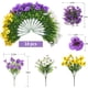 thumbnail image 2 of 18 Paquetes de Flores de Pensamiento Artificiales para Exterior, Flores Falsas Resistentes a los Rayos UV, Plantas Artificiales, Flores Falsas de Seda para Macetas de Exterior Hogar Jardín Oficina Pa, 2 of 9