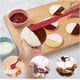 thumbnail image 4 of Juego de espátulas de silicona multiusos, herramientas de cocina antiadherentes con núcleo de acero inoxidable, utensilios de silicona de grado alimenticio resistentes al calor y fáciles de lavar, 4 of 6