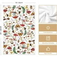 thumbnail image 6 of &nbsp;SOME THING Beige Modern Mushroom Kitchen Towels Dish Towels, 18x26 Inch Cute Botanic Farmhouse Decoration Hand Towels Set of 2, 6 of 6