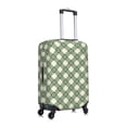 thumbnail image 3 of Picia Daisy Plaid Green Luggage Protector Cover Thicken Suitcase Protector Cover Fit 18-32 Inch Luggage-Small, 3 of 9
