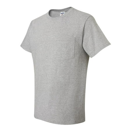 Jerzees Men's Left Chest Pocket Short Sleeve T-shirt 29P