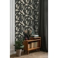 thumbnail image 4 of Cream Charcoal Modern Asbtract Geometric Wallpaper, 4 of 4
