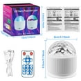 thumbnail image 5 of DAYBETTER Star Projector Night Light for Kids, Remote Control and Color Changing Follow Music, Gifts Decor for Bedroom and Party Festival, 5 of 7