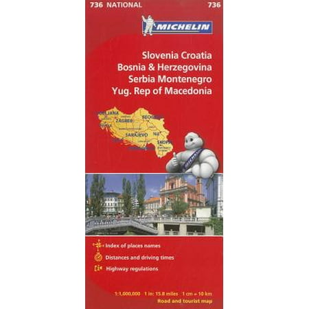 Michelin slovenia, croatia, bosina & herzegovina, serbia, montenegro, yugoslavic republic of macedon: