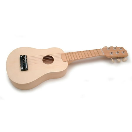 Darice Natural Unfinished Wooden Guitar, 20 x 6.75 Inches