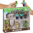 thumbnail image 3 of Set de goma de borrar P.M.I. Mine Craft 3D, paquete de 8 unidades, set de coleccionista de lujo, 3 of 7