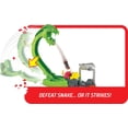 thumbnail image 7 of Hot Wheels City Toxic Snake Strike Challenge Playset with 1:64 Scale Toy Car & Reusable Slime, 7 of 7