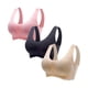 thumbnail image 1 of WILLBEST Brasier Mujer Push Up Conjunto De 3 Piezas De Ropa Interior Para Mujer, Sin Aros De Acero, Sujetador De Látex Para Dormir, Espalda Sin Marcas, Barra De Corazón, Sexy, 1 of 3