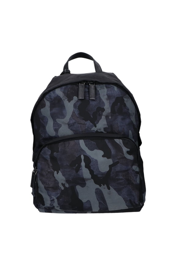 Pre-Owned PRADA (Prada) 2VZ066 Nylon Camouflage Triangle Plate Backpack,...