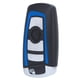 thumbnail image 3 of Estuche para llave inteligente, llavero Protector de llave remoto anticorrosión azul/plateado Protector de llave inteligente Rendimiento lleno de energía, 3 of 10