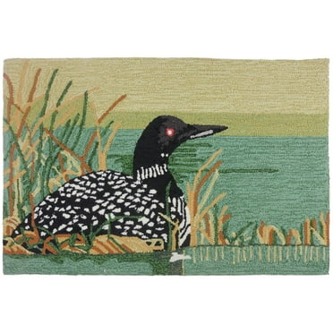 Homefires Loon Lake 22" X 34" Rustic Area Rug