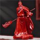 thumbnail image 1 of Ebony solid wood carved Guan Gong figurine, God of War and Wealth Guan Erye, decorative craft for living room, home, office, and entryway., 1 of 4
