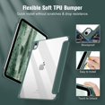 thumbnail image 4 of Funda para iPad de 10.ª generación de 10,9 pulgadas 2022 - [Almacenamiento de lápiz capacitivo] Funda rígida transparente, cubierta a prueba de golpes con bordes de TPU Auto Sleep/Wake, 4 of 5