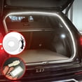 thumbnail image 5 of Rear Trunk Storage Partition And LED Decorative Light For Hyundai Tucson 2022 Car Interior Storage Retractable, 5 of 6
