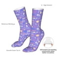thumbnail image 4 of KLL Tennis 1 Print Womens Crew Socks Athletic Middle Tube Long Socks Novelty Socks Gifts For Men, 4 of 7