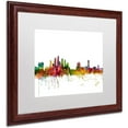 thumbnail image 2 of Tampa Florida Skyline' Canvas Art by Michael Tompsett, White Matte, Wood Frame, 2 of 4