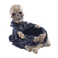 thumbnail image 1 of Resin Skeleton Candle Base Realistic Skull Ashtray Halloween Decoration, 1 of 5