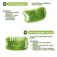thumbnail image 4 of 7pzs Belleza Facial Masaje Reafirmante Guasha Piedra Rostro, 4 of 7