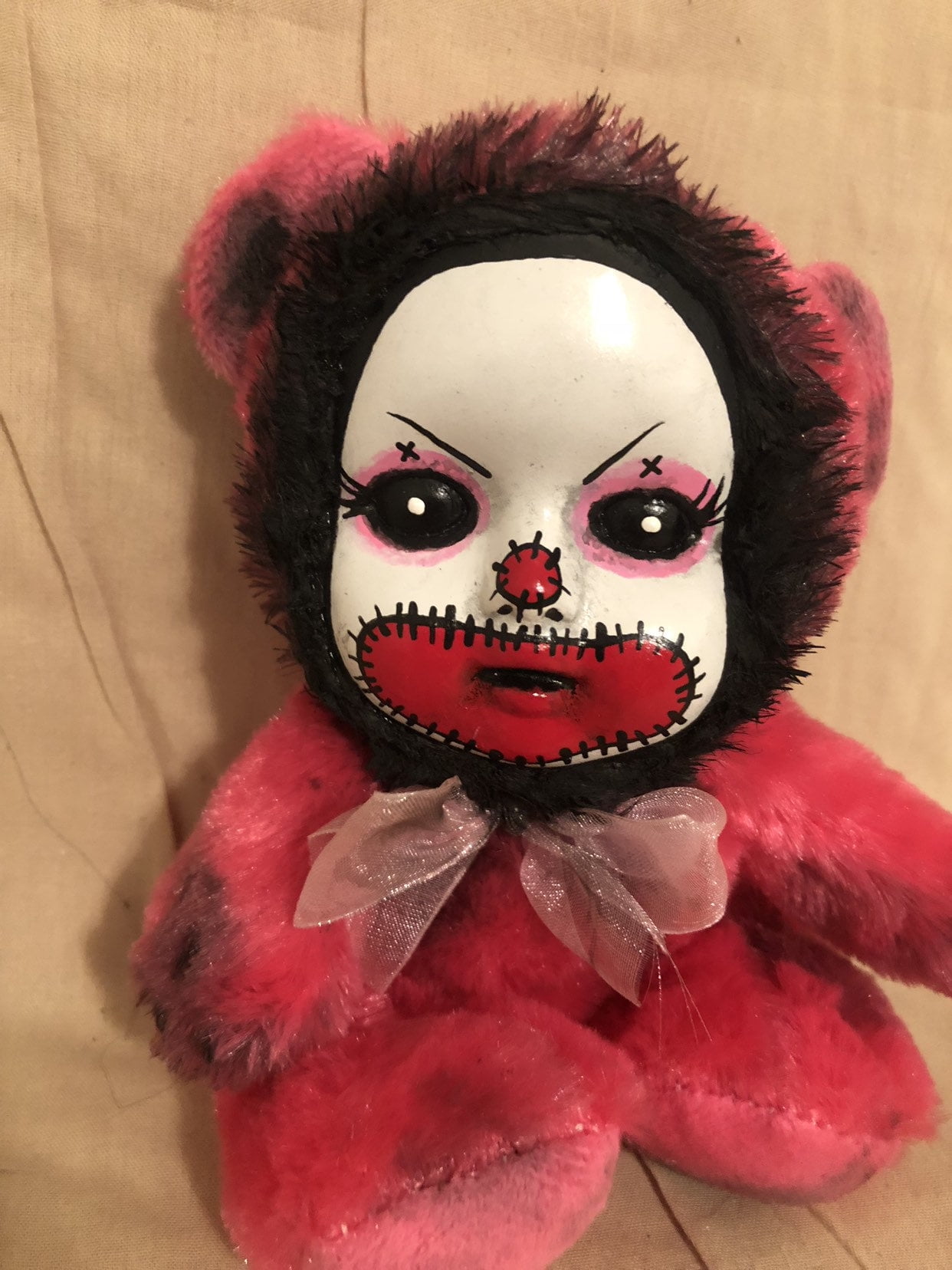 creepy cute teddy bear