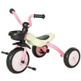 thumbnail image 2 of Qaba 3 Wheel Foldable Kids Tricycle Walking Toddler Bike for for 3-5 Year-old Boys & Girls Pink, 2 of 9