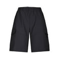 thumbnail image 1 of Pantalones cargo casuales de hombre con cremallera y cordón ajustable - Pantalones cortos de verano ajustados, varias tallas, 1 of 2