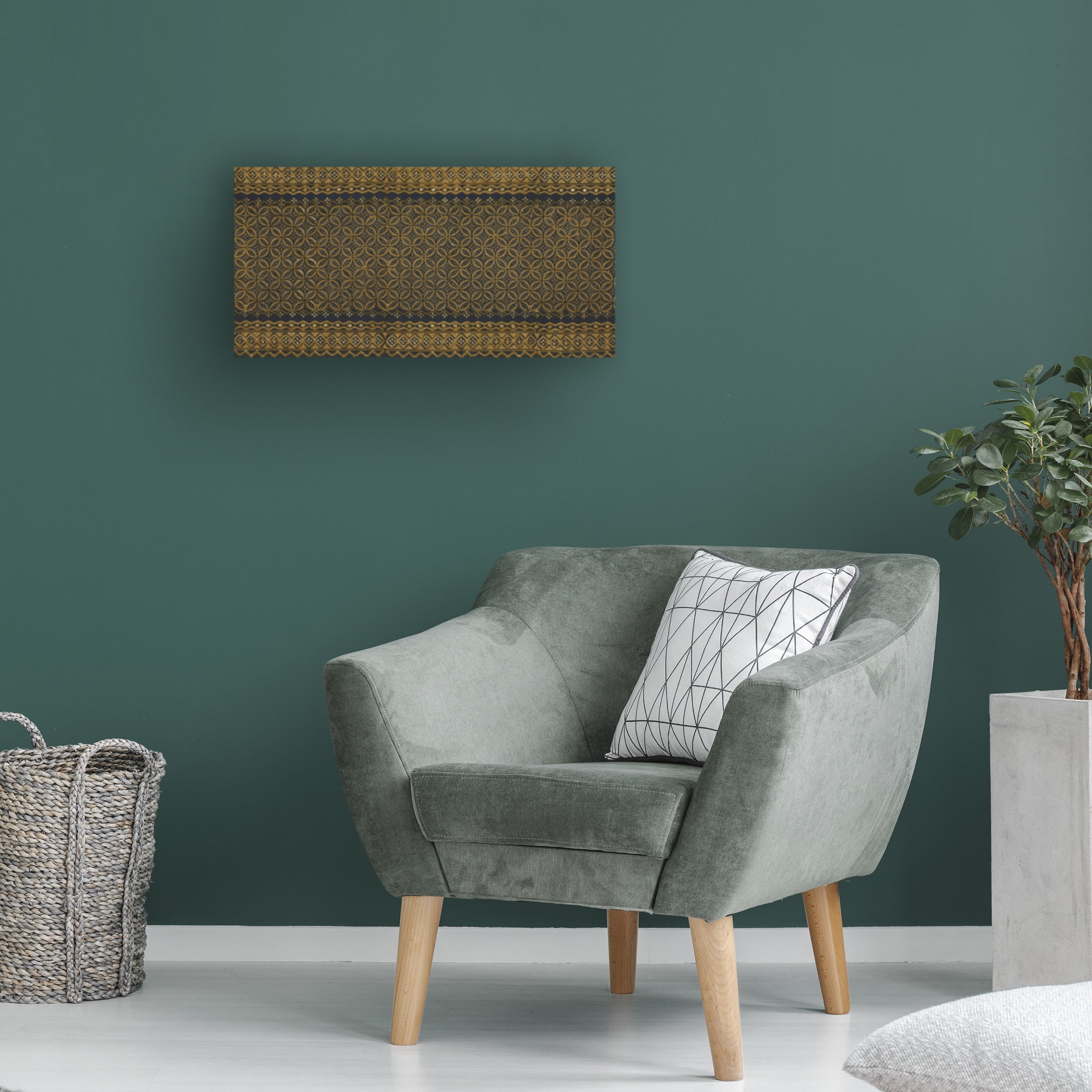 Baxter Mill Archive 'Ethnic Batik IV' Canvas Art
