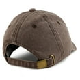 thumbnail image 2 of Trendy Apparel Shop Crescent Moon Embroidered Pigment Dyed Unstructured Cap - Khaki Green, 2 of 2