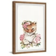 thumbnail image 2 of Marmont Hill Roses and Cub Framed Painting Print, 2 of 6
