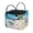 Beach Turtles Print, variant on KUIFORTI Pineapple Quilted Storage Basket with Handles Laundry Hamper Organizer Bin Multi-functional Soft for Toys, Blankets, Clothes and Books Home Decorative Organization