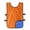 Blue/orange, variant on TOPTIE Reversible Scrimmage Pinnies Practice Jerseys Soccer Training Vest for Adult / Child-Blue/Orange-Child