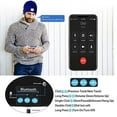 thumbnail image 6 of Babibeauty Bluetooth Beanie Hat with Light, Unisex USB Rechargeable 4 LED Headlamp Cap with Headphones, Built-in Stereo Speakers & Mic Winter Knitted Lighted Music Hat (Royal Blue), 6 of 11