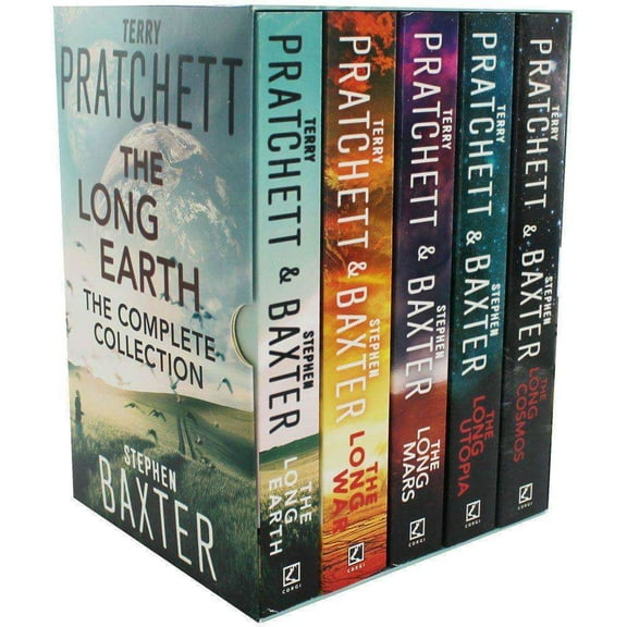 The Long Earth by Terry Pratchett & Stephen Baxter: Books 1-5 Set - Fiction - Paperback